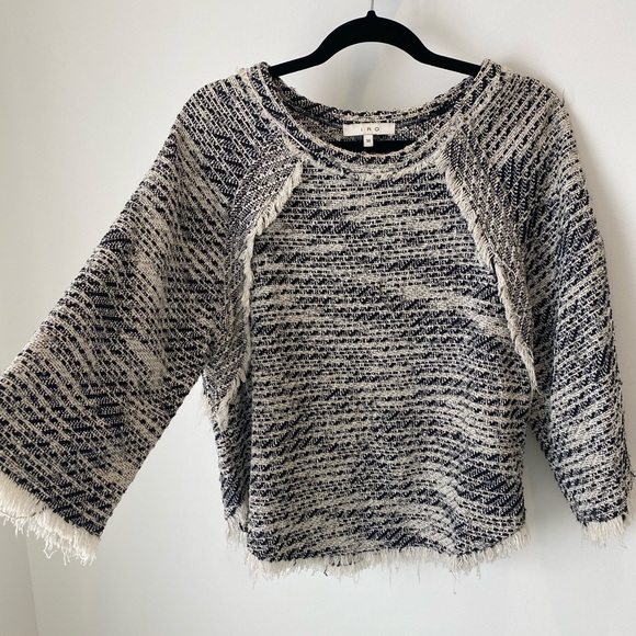 IRO B&W Tweed Top * - Picture 4 of 9